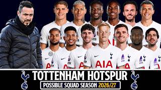 Tottenham's NEW LOOK Squad 2026/27 Ft. Robertson, Van Hecke & Marcos Senesi