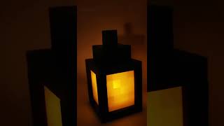 Stylische Minecraft Laterne mit LED Teelicht Jetzt verfügbar! #Shorts #minecraftshorts  #minecraft