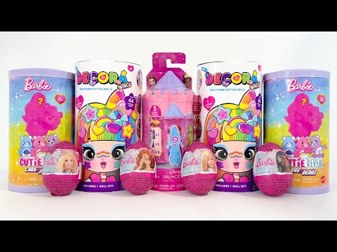 ASMR BARBIE, DECORA GIRLZ Oddly Satisfying Toy Unboxing | No Talking