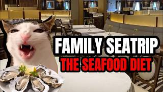 CAT MEMES: THE SEAFOOD DIET| FAMILY SEATRIP VACATION