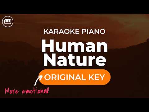 Michael Jackson – Human Nature (HD Piano Karaoke with Lyrics)