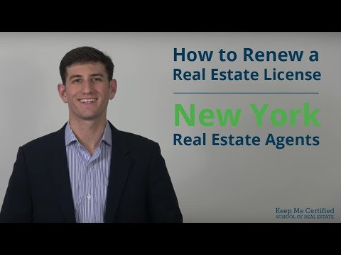 How to Renew a New York Real Estate License Online