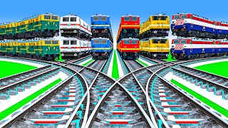 【踏切アニメ】あぶない電車 TRAIN THOMAS 🚦 Fumikiri 3D Railroad Crossing Animation Kereta Api Kartun #123