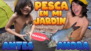 VOY DE PESCA en el Patio de mi Casa REACCIONANDO
