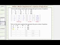 Matrix Equations and Their Components