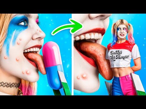 Harley Quinn de Nerd a Belleza / Si Los Gadgets de Tik Tok Fueran Personas!