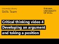 Understanding Academic Argumentation Concepts
