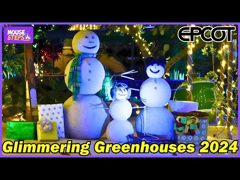 Living With the Land Holiday Overlay 2024 - Glimmering Greenhouses at EPCOT - Walt Disney World