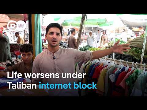 YouTube video thumbnail: Taliban Internet Blackout Hits Women and Cripples Businesses in Afghanistan