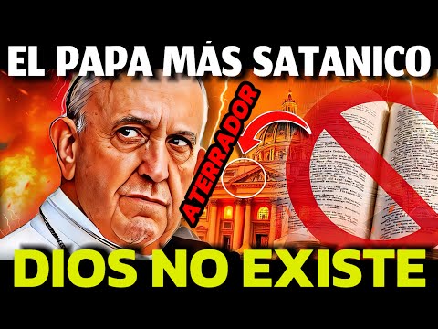 🚨¡EL PAPA MAS DIABOLICO😈DIJO! DIOS NO EXISTE