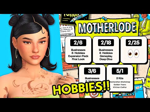 HOBBIES ARE COMING - POTTERY, TATTOO ARTIST, TAILORING?! 🪡 | Sims 4 Roadmap reveal!