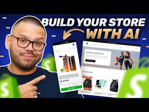 How To Build Your Shopify Dropshipping Store With AI (FOR BEGINNERS!)