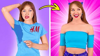 SUPER COOL OUTFIT IDEAS || Fashion Glow Up: Nerd to Cool by 123 GO SCHOOL