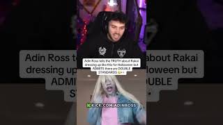 ADIN ROSS REACTS TO RAKAI DRESSING UP AS A GIRL 😂 #adinross #shorts