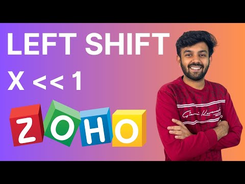 Left Shift & Right Shift | ZOHO Round-1 Output Question | Ep-6 | Tamil | code io