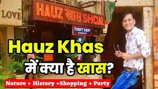 Hauz Khas Complex Tour | Delhi's Historical Gem + Hauz Khas Lake & Deer Park | Full Travel Vlog