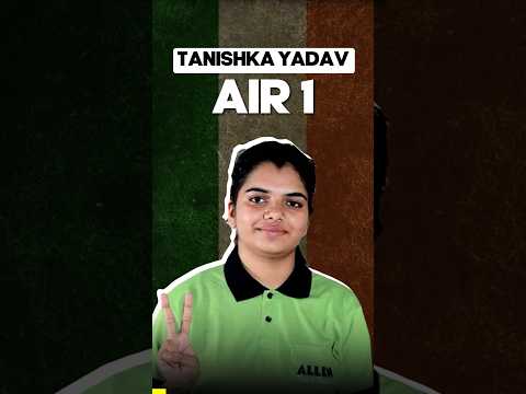Tanishka Yadav Scored 99.5 Percentile in JEE Mains with only 2 Subjects😳| IIT Motivation #shorts
