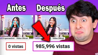 Envié a 1,000,000 de Personas a Canciones Con 0 VISITAS