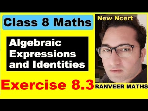 Class 8 Maths , Ex.8.3 Q1 to Q5 (Algebraic Expressions And Identities) New Ncert | Ranveer Maths 8