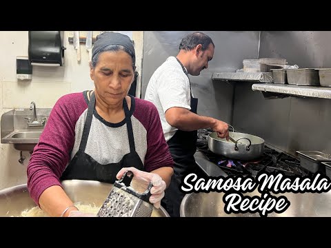 Samosa Masala Recipe | समोसा मसाला रेसिपी | Aunty Making Unique Samosa Masala Recipe | Aloo Samosa