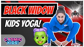 Black Widow 🕷️ | Superhero Kids Yoga! | Cosmic Kids Yoga