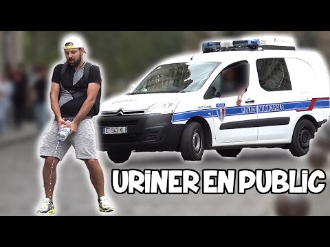 Uriner devant les policiers - Défi Prank - Les Inachevés