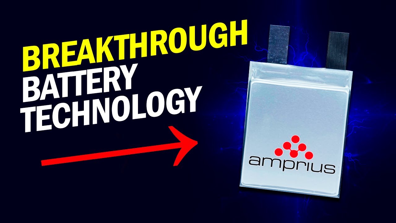 Revolutionary Battery Technology: Amprius Achieves 500Whkg Energy Storage!!