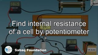 Find internal resistance of a cell by potentiometer