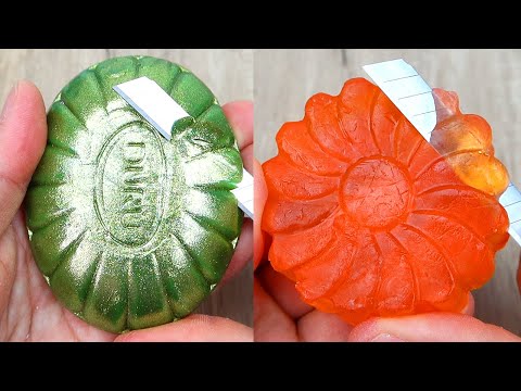 Relaxing Soap Cutting ASMR. Satisfying Soap and lipstick cutting. Corte de jabón - 853