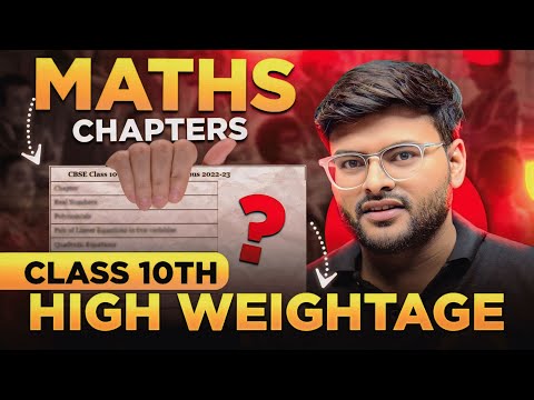 Maths High Weightage Chapters Class 10 I Class 10 Maths High Weighatge Chapters I Class 10 Maths