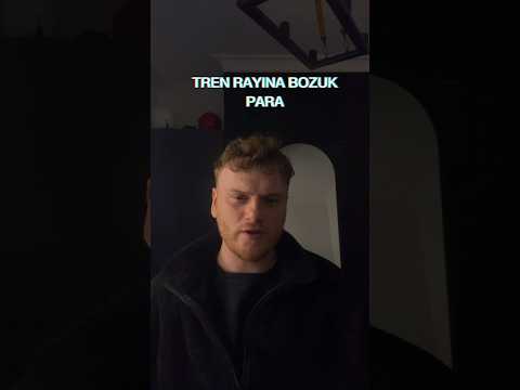 Tren rayına bozuk para.
