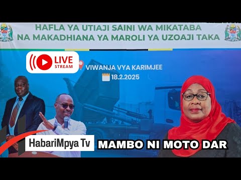 #LIVE: JIJI LA DAR KUWA SAFI KAMA ULAYA, MALORI YA TAKA YASAMBAZWA KILA KONA