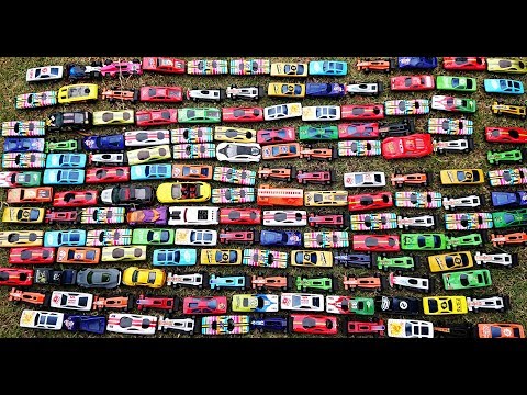 Car color for children- Racing Car for kids- racetrack videos- Car toys- ride down from the mountain