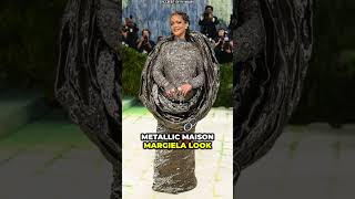 Rihanna Shines Bright Like A Diamond In Metallic Look For Met Gala 2026 Red Carpet. #shorts