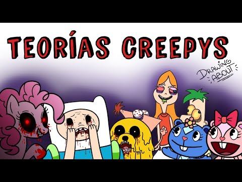 LAS MEJORES TEORÍAS CREEPYS SOBRE DIBUJOS ANIMADOS | TOP Draw My Life