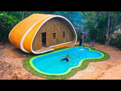 120 Days Building Underground two-story House with Gym room & Swimming Pool