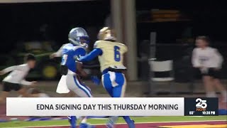 Edna's Hicks, Norman and Robertson gear for signing day Thursday morning at 7:45 a.m.