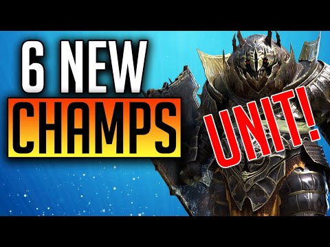 6 NEW CHAMPIONS - 1 IS A GOD!  #testserver | Raid: Shadow Legends