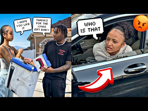 Picking Up My Gifts From Another Girl House! *Mya Got Out & Went Crazy*