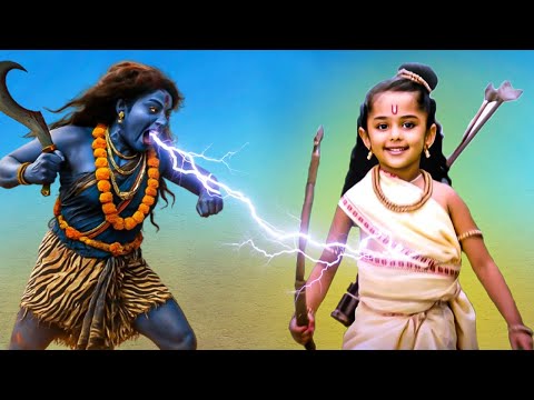 बालकृष्ण जी और काली जी के बीच भयंकर युद्ध || यशोमती मैय्या के नंदलाला || Shree Krishna Leela