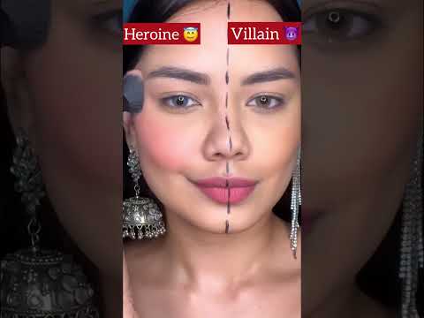 😇Heroine Vs 😈Villain Makeup Look😍 | #shorts | SUGAR⁩ Cosmetics
