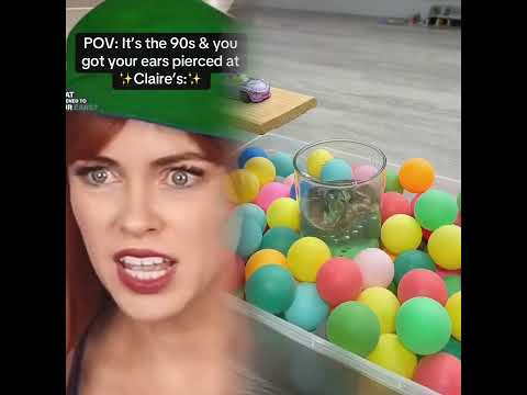 Did you get your ears pierced at Claire’s too The store, I mean - not your friend Claire’s house