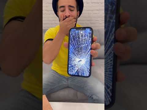 أسهل طريقة لأصلاح شاشة الأيفون المكسوره 🤣📱