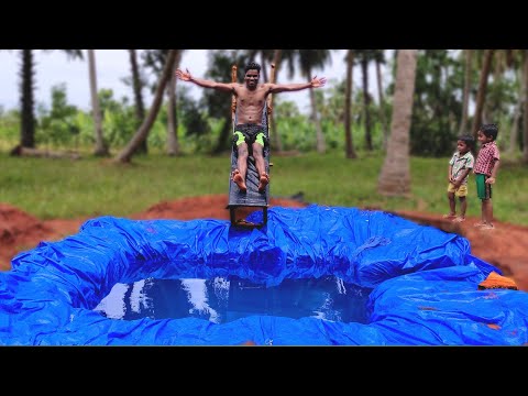Swimming Pool செய்யலாம் வாங்க | Homemade Swimming pool Making | Mr.suncity...