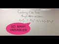 Combining Like Terms in Algebra