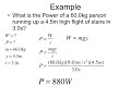 Efficiency and Power Calculations