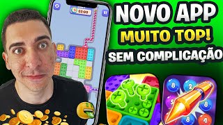 Achei esse NOVO APP de Combinar Blocos e Não Acreditei no que Aconteceu!🤑