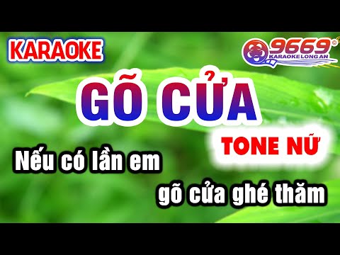 Karaoke GÕ CỬA Tone Nữ Nhạc Sống KLA | Karaoke Organ 9669 (MỘT LẦN GHÉ THĂM)