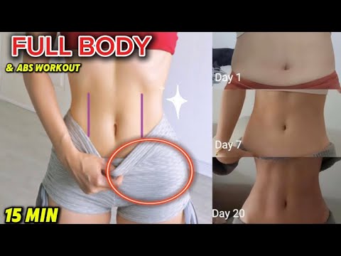 ABS & FULL BODY EXEXERCISE FOR GIRLS15 min Burn Fat, LOSE WEIGHT FULL BODY, Get ABS IN 21 Day