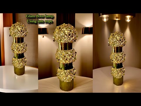 ❣️ DIY GLAM FLOOR LAMPS❣️ | DIY | ART AND CRAFT | DIY | DIY CRAFTS | FASHION PIXIES